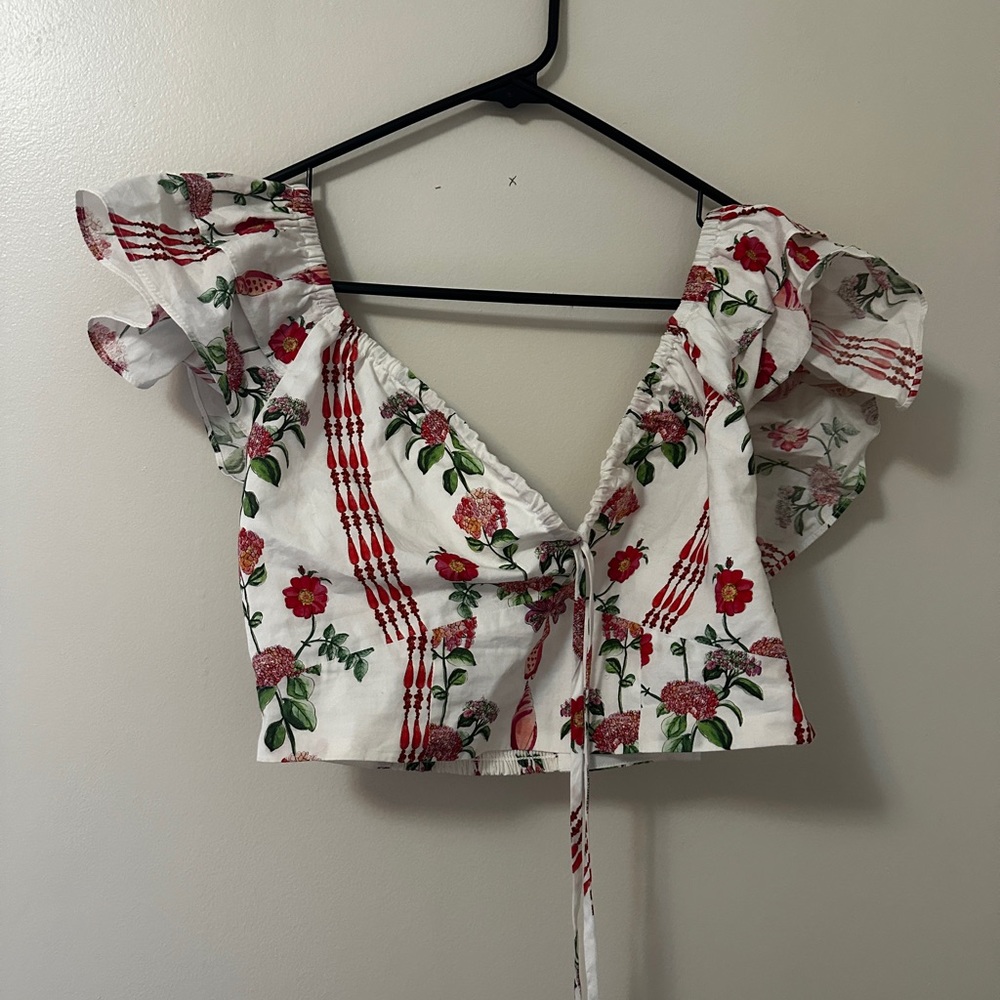 NWOT Hill House Alexa top red shell vine